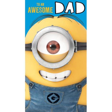 Awesome Dad Minions Birthday Card  £2.10