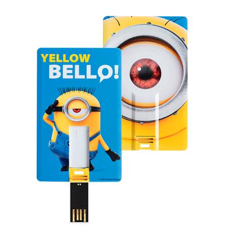 Bello Yellow 8GB Minions USB Flash Pen Drive Card   £9.99