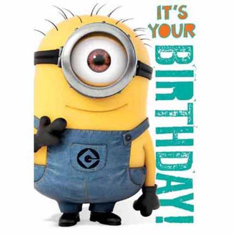 Minions Birthday Sound Card  £4.99