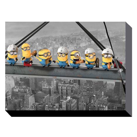 Minions Lunch On A Skyscraper Canvas Print (60cm x 80cm)  £39.99