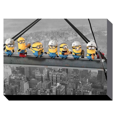Minions Lunch On A Skyscraper Canvas Print (85cm x 120cm)  £59.99