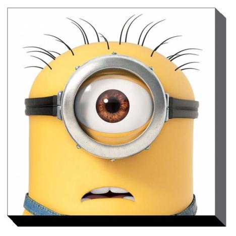 Minion Carl Close Up Canvas Print (60cm x 60cm)  £24.99